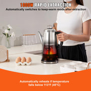 Load image into Gallery viewer, Amocart 12-Cup Electric Percolator Coffee Pot 304 Stainless Steel Coffee Percolator with Keep Warm Function