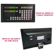 Load image into Gallery viewer, DRO-2V Professional Digital Readout Display and 2 pieces Linear Glass Scale Encoder Grating Ruler For Lathe milling machines
