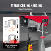 Load image into Gallery viewer, Amocart 200-800kg Electric Hoist with Wired/Wireless Remote Control Lifting Crane Cable Hoist Winch for Boat Garage Elevator