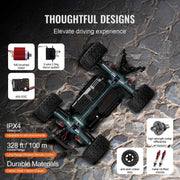 Bild in Galerie-Viewer laden, SucceBuy 1:10 38KM/H 4WD RC Car All Terrain Off-Road with 2 Batteries Drift Monster Truck Children Toys for Kids Christmas Gifts