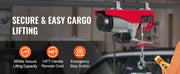 Charger l'image dans la visionneuse de galerie, Amocart 200-800kg Electric Hoist with Wired/Wireless Remote Control Lifting Crane Cable Hoist Winch for Boat Garage Elevator