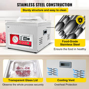 Charger l'image dans la visionneuse de galerie, Amocart Food Vacuum Packing Machine Commercial Chamber Vacuum Sealer DZ-260A Kitchen Meat Packaging Food Saver Sealing Machine
