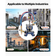 Load image into Gallery viewer, Amocart CG2-11Y Manual Pipe Cutting Machine 0.2"-2" Thick Pipe Beveling Machine w/ 82in Chain Portable Torch Beveling GasCutter