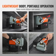 Charger l'image dans la visionneuse de galerie, Amocart Magnetic Drill Press 1300W Low Profile Mag Drill Light Weight Portable Mag Drilling Machine with Cooling Device