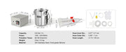 Load image into Gallery viewer, Amocart Goat Milking Machine Stainless Steel Bucket Electric Automatic Pulsation Cup Tubes Adjustable Suction for Cow and Sheep