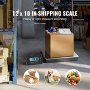 Charger l'image dans la visionneuse de galerie, Amocart 440lbs Digital Shipping Scale with Timer Tare Function HD LCD Screen Portable Package Postal Scale for Home Post Office