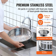 Charger l'image dans la visionneuse de galerie, SucceBuy Dough Divider Rounder 10PCS Manual Dough Equal Divider Machine Hand Press Dough Cutter with Steel Tray and Blade