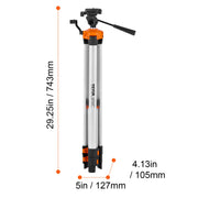 Bild in Galerie-Viewer laden, Amocart Laser Level Tripod ¼ x 20 Thread Mount 27.36-68.11 inch Height Adjustment with Integrated Level Laser Scanner Stand
