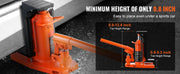 Charger l'image dans la visionneuse de galerie, Amocart Hydraulic Toe Jack 2.5-10T On Toe Toe Jack Lift 5-20T On Top Lift Capacity Machine Jack Air Hydraulic Jack for Industry