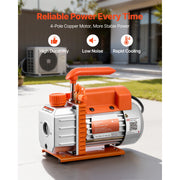 Charger l'image dans la visionneuse de galerie, SucceBuy 3.5CFM 180W 1 Stage or 5CFM 375W / 7CFM 550W 2 Stage HVAC Rotary Vane AC Vacuum Pump, for R134a R22 R410a Systems Use
