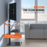 Charger l'image dans la visionneuse de galerie, Amocart TV Stand Mount Swivel Tall TV Stand for 32-65/70 inch TV Height Adjustable Portable Floor TV Stand Max VESA 600 x 800mm