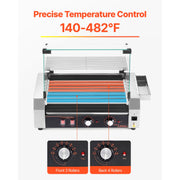 Bild in Galerie-Viewer laden, Amocart 5 7 11 Rollers Hot Dog Roller Stainless Steel Sausage Grill Cooker Commercial Hot Dog Machine with Dual Temp Control