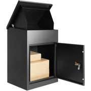 Charger l'image dans la visionneuse de galerie, Amocart Package Delivery Boxes Galvanized Steel Wall Mount Waterproof Mailbox with Coded Lock Anti Theft Baffle for Curbside