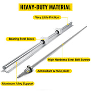 Bild in Galerie-Viewer laden, Amocart Linear Rail Ballscrew x 3 RM1605-350mm 650mm 1050mm x 2 Linear Rail Support, 12 CNC Kit Linear Shaft Optical Axis DIY
