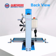 Charger l'image dans la visionneuse de galerie, WEISS Milling Machine VM25L 1100W Brushless Motor Mill Drill MT3 R8 Variable Speed 2250rpm for Precision Machining