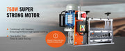 Charger l'image dans la visionneuse de galerie, Amocart Electric Wire Stripping Machine Cable Stripper Peeler 750W 1.5-32mm 10 Channels Acrylic+Aluminum Scrap Copper Recycling