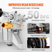 Charger l'image dans la visionneuse de galerie, Amocart Pressure Washer Pump 7/8" Shaft Vertical 3400PSI 2.5GPM Replacement Power Washer Pumps Compatible with Honda, Simpson