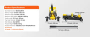 Charger l'image dans la visionneuse de galerie, Amocart 2T Low Profile Floor Jack Iron Hydraulic Racing Floor Jack Hydraulic Car Jack with Single/Dual Piston Quick Lift Pump
