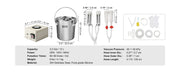 Load image into Gallery viewer, Amocart Goat Milking Machine Stainless Steel Bucket Electric Automatic Pulsation Cup Tubes Adjustable Suction for Cow and Sheep