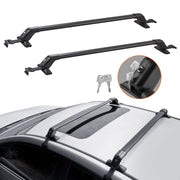 Bild in Galerie-Viewer laden, Amocart 155LBS Roof Rack Crossbar Adjustable Aliuminum Roof Rail Crossbar Retractable Baggage Luggage Carrier Top Roof Crossbar