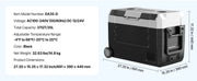 Charger l'image dans la visionneuse de galerie, Amocart 20L 22L 35L 45L 55L Car Refrigerator Mini Fridge Freezer Portable Compressor Cooler DC 110-240V Ice Box for Camping
