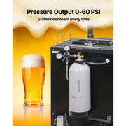 Load image into Gallery viewer, Amocart CO2 Tank 10 lbs New Aluminum Alloy Cylinder CO2 Air Tank with Light Spray Coating DOT Approved Cylinder for Draft Beer