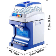 Bild in Galerie-Viewer laden, Amocart Commercial Ice Shaver Crusher 441LBS/H with 11LBS Hopper Electric Snow Cone Maker For Parties Events Snack Bar