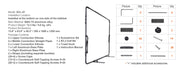 Charger l'image dans la visionneuse de galerie, Amocart Hot Tub Cover Lift Spa Cover Lift Height 31.5"-41.3" Width 57"-92.5" Adjustable Installed Underneath Both Side Suitable