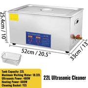 Charger l'image dans la visionneuse de galerie, Amocart 1.3L 2L 3L 6L 10L 15L 22L 30L Ultrasonic Cleaner Lave-Dishes Portable Washing Machine Ultrasound Home Clean Appliances
