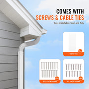 Charger l'image dans la visionneuse de galerie, Amocart Mini Split Line Set Cover PVC Decorative Pipe Line Cover For Air Conditioner Easy to Install Paintable for Heat Pump