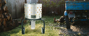 Charger l'image dans la visionneuse de galerie, Amocart Chicken Plucker Machine 20inch Diameter Stainless Steel Drum 108 Soft Fingers 500W Poultry Plucking Debris Collection