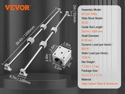 Charger l'image dans la visionneuse de galerie, Amocart SFC 2PCS Linear Guide Rails SFC16 SFC20 1000/2000mm & 4 Slide Blocks High Load-Bearing for DIY CNC Routers Lathes Mills