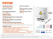 Bild in Galerie-Viewer laden, Amocart PV Combiner Box 4 String / 6 String Solar Combiner Box 10A / 15A Rated Current Fuse for On/Off Grid Solar Panel System
