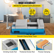 Bild in Galerie-Viewer laden, Amocart 5" Super-Lock Vise For NC/CNC Machines Bench Clamp Vise High Precision, CNC Lockdown Vise Drilling 125mm Width CNC 24KN