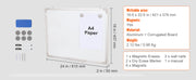Bild in Galerie-Viewer laden, Amocart Rolling Magnetic Whiteboard Double-Sided Mobile Whiteboard 360° Reversible Adjustable Height Dry Erase Board for School