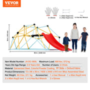 Bild in Galerie-Viewer laden, Amocart Climbing Dome 6/8/10/12FT Geometric Dome Climber Hammock Swing Jungle Gym Climbing Grip Outdoor Backyard Play Equipment