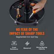 Charger l'image dans la visionneuse de galerie, Amocart Mechanic Stool 250 LBS Rolling Pneumatic Creeper Garage/Shop Seat Padded Rolling Workshop Stool for Garage Auto Repair