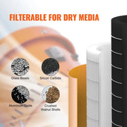 Bild in Galerie-Viewer laden, w/ 1.8 Gal Capacity-Universal Fit for Sandblaster Cabinets Amocart Dust Collection System1.6-HP Dust Collector Media Reclaimer