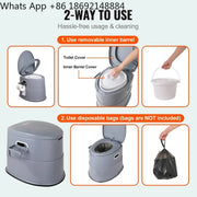 Load image into Gallery viewer, Amocart Portable Toilet for Camping Porta Potty with 1.3G Detachable Inner Bucket Travel Toilet for Outdoor Camping Travel