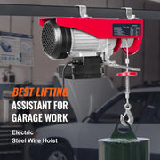 Charger l'image dans la visionneuse de galerie, Amocart 1320-2200 lbs Wireless Electric Hoist with 40ft Single Cable Lifting Height Steel Wire Winch for Garage Warehouse