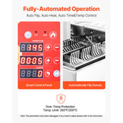 Charger l'image dans la visionneuse de galerie, Amocart Commercial Automatic Donuts Machine Donuts Equipment Electric High Power Doughnut Maker StainlessSteel Frying AutoFryer