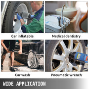 Load image into Gallery viewer, Amocart 25/60L Air Compressor 110V/240V Silent Oil-Free Compressor 750W 1 HP For Home Repair Tire Inflation Whisper Compressor