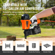 Bild in Galerie-Viewer laden, Amocart Coil Siding Nailer CN65 CN55 CN70 CN83 CN90 Pneumatic Siding Nail Gun Pallet Making Coil Nailer 70-120PSI Air Nailer