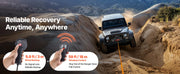 Charger l'image dans la visionneuse de galerie, SucceBuy 10000/12000/13500 lbs Electric Winch 12V DC Truck Car Winch with 90 ft Synthetic Rope for Towing Off-Road SUV Jeep