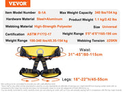 Charger l'image dans la visionneuse de galerie, Amocart Half Body Safety Harness Tree Climbing Harness Half Protection Harness 340 lbs for Fire Rescuing Caving Rock Climbing