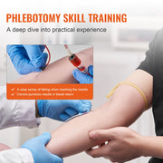 Bild in Galerie-Viewer laden, Amocart Phlebotomy Practice Kit IV Venipuncture Intravenous Training Kit w/ Carrying Bag Practice IV Skills for School Students