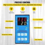 Bild in Galerie-Viewer laden, Amocart Hat Cap Heat Press 5.5 x 3.5 inch Heat Transfer Stamping Sublimation Machine Digital Display Clamshell DIY Advertising