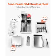 Charger l'image dans la visionneuse de galerie, Amocart Commercial Automatic Donuts Machine Donuts Equipment Electric High Power Doughnut Maker StainlessSteel Frying AutoFryer