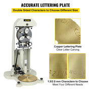 Load image into Gallery viewer, Amocart Inside Ring Engraver Stamper w/Two Face Standard Letter Block Dial Plotter Gold Silver Jewelry Making Engraving Machine