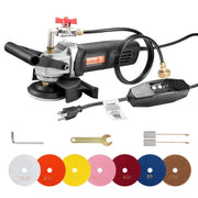 Bild in Galerie-Viewer laden, Amocart Wet Polisher 800W 4inch Concrete Grinder Wet Grinder Machine for Marble Granite Stone Rock Tile Equipped W/ GFCI Switch